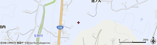 福島県川俣町（伊達郡）羽田（椚山）周辺の地図