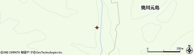 福島県西会津町（耶麻郡）奥川大字元島（樋下）周辺の地図