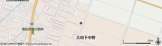 新潟県燕市吉田下中野周辺の地図