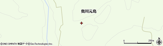 福島県西会津町（耶麻郡）奥川大字元島（徳ヶ平）周辺の地図