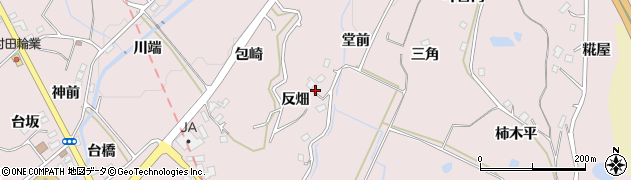 福島県福島市松川町浅川（反畑）周辺の地図
