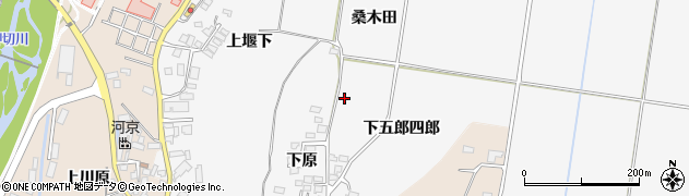 福島県喜多方市松山町鳥見山（桑木田）周辺の地図