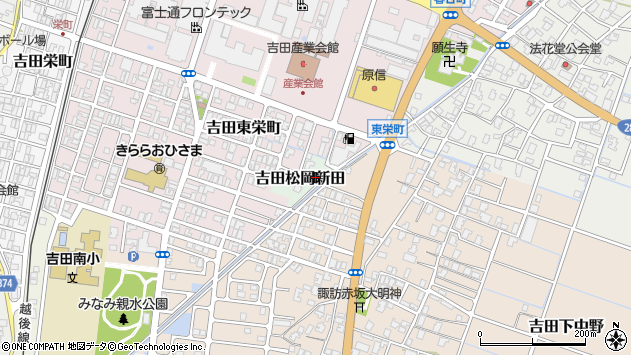 〒959-0243 新潟県燕市吉田松岡新田の地図