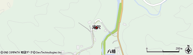 福島県伊達郡川俣町飯坂滝沢周辺の地図
