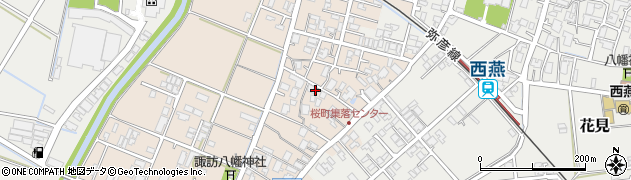 新潟県燕市桜町周辺の地図