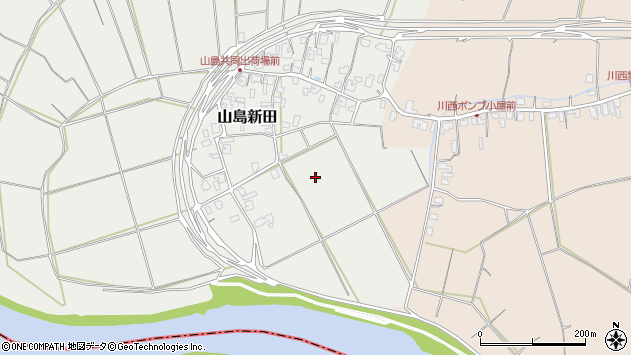 〒959-1316 新潟県加茂市山島新田の地図