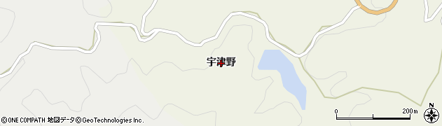福島県西会津町（耶麻郡）奥川大字大綱木（宇津野）周辺の地図