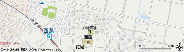 新潟県燕市花見周辺の地図