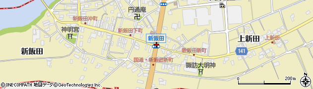 上新田周辺の地図