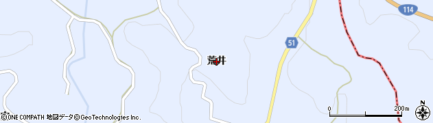 福島県福島市飯野町青木（荒井）周辺の地図