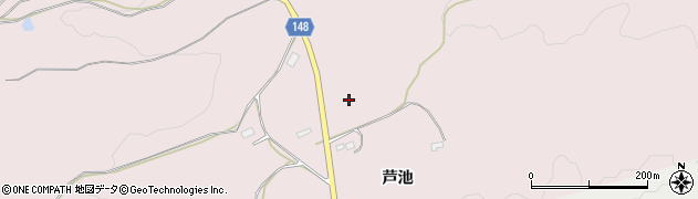 福島県福島市平石（石台森）周辺の地図