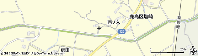 福島県南相馬市鹿島区塩崎（西ノ入前）周辺の地図