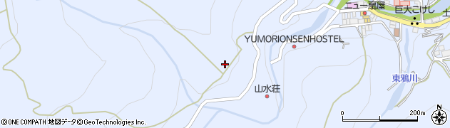 福島県福島市土湯温泉町（水溜）周辺の地図