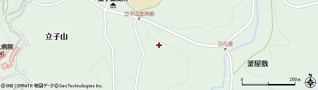 福島県福島市立子山大稲場周辺の地図