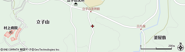 福島県福島市立子山堂手山周辺の地図