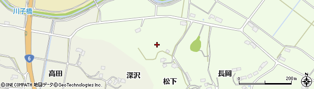 福島県南相馬市鹿島区大内（松下）周辺の地図