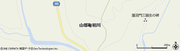 福島県喜多方市山都町相川周辺の地図
