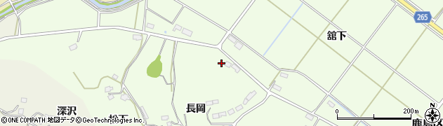 福島県南相馬市鹿島区大内長岡106周辺の地図