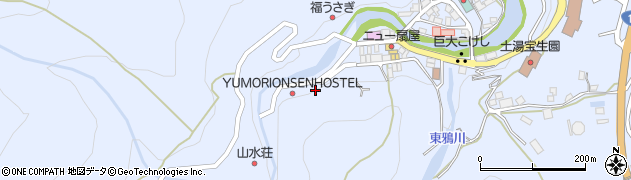 福島県福島市土湯温泉町堂ノ上周辺の地図