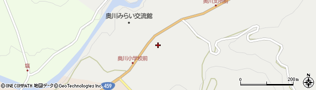 福島県西会津町（耶麻郡）奥川大字飯里（山本）周辺の地図
