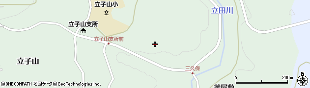福島県福島市立子山（三久保）周辺の地図