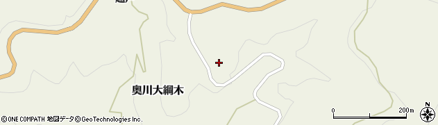 福島県西会津町（耶麻郡）奥川大字大綱木（深沢向）周辺の地図