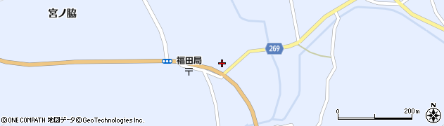 福島県川俣町（伊達郡）羽田（宮前）周辺の地図