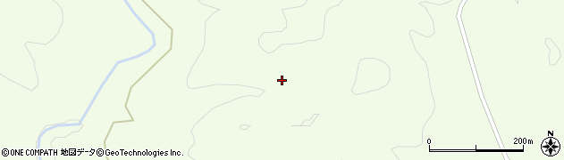 福島県西会津町（耶麻郡）奥川大字元島（八森沢）周辺の地図