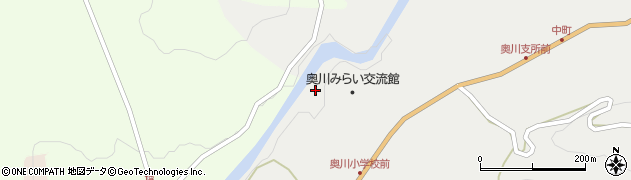 福島県西会津町（耶麻郡）奥川大字飯里（馬五郎橋）周辺の地図