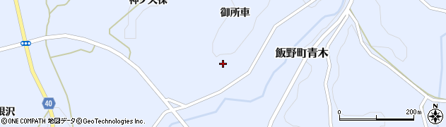 福島県福島市飯野町青木（下宮）周辺の地図