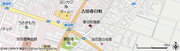 吉田春日町児童遊園周辺の地図
