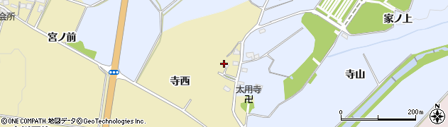福島県喜多方市岩月町大都（寺西）周辺の地図