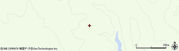 福島県西会津町（耶麻郡）奥川大字元島（町ヶ沢）周辺の地図