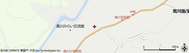 福島県西会津町（耶麻郡）奥川大字飯里（野原前）周辺の地図