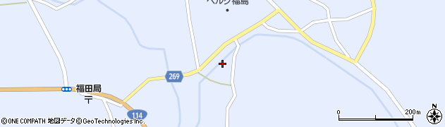 福島県伊達郡川俣町羽田仲平周辺の地図