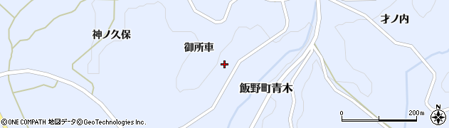 福島県福島市飯野町青木（上宮）周辺の地図