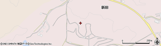 福島県福島市平石前新田周辺の地図