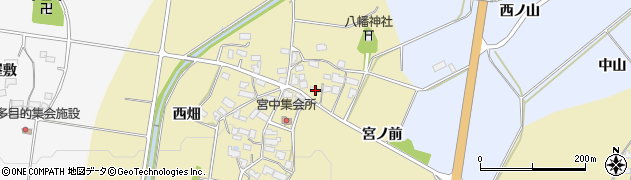 福島県喜多方市岩月町大都宮ノ前2010周辺の地図