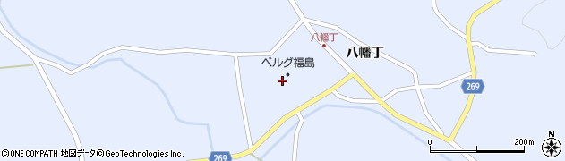 福島県川俣町（伊達郡）羽田周辺の地図