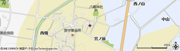 福島県喜多方市岩月町大都宮ノ前2019周辺の地図
