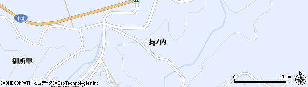 福島県福島市飯野町青木才ノ内周辺の地図