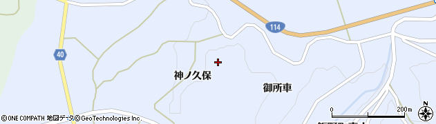 福島県福島市飯野町青木（中宮）周辺の地図