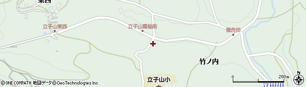 福島県福島市立子山（仲森）周辺の地図