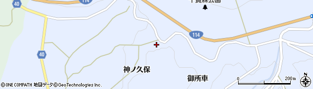 福島県福島市飯野町青木（沢町）周辺の地図