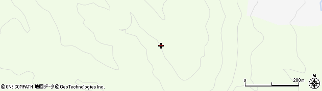 福島県西会津町（耶麻郡）奥川大字元島（籠岩）周辺の地図