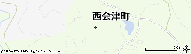 福島県西会津町（耶麻郡）奥川大字元島（西黒森）周辺の地図