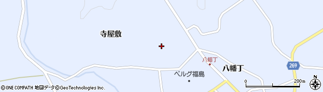 福島県川俣町（伊達郡）羽田（殿屋敷）周辺の地図