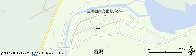 新潟県阿賀町（東蒲原郡）谷沢周辺の地図