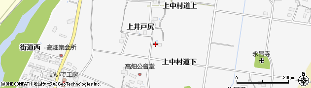 福島県喜多方市松山町鳥見山上中村道下3616周辺の地図