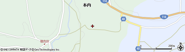 福島県福島市立子山（田屋）周辺の地図